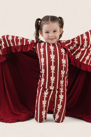 MISTLE-BOWS DREAM RUFFLE BLANKET