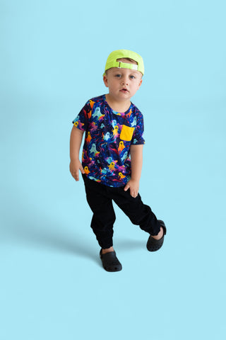 GLOWIN' GHOSTIES DREAM POCKET TEE