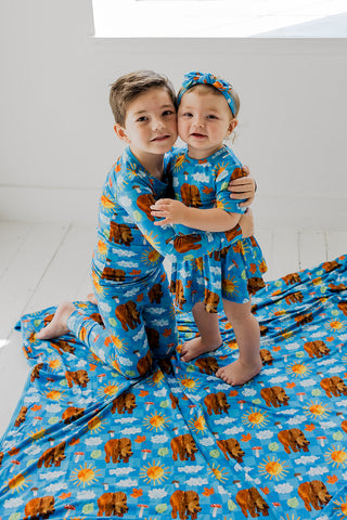 BEAR-Y BLUE SKIES DREAM BLANKET