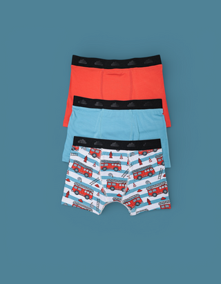 FIRETRUCK FRENZY DREAM BOY'S BOXER BRIEF SET