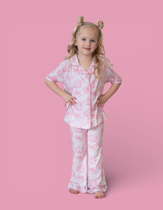 BLUSH BUNNY TOILE DREAM GIRL'S FLARE SET