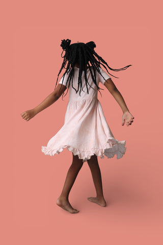 ORANGE CREAMSICLE DREAM RUFFLE DRESS