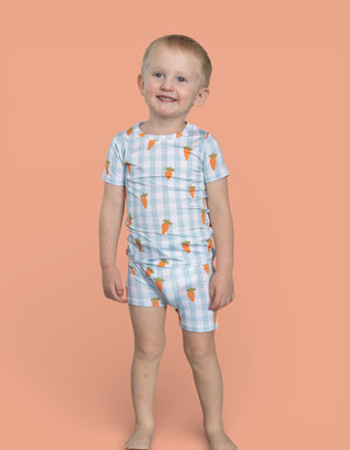 SPRING HARVEST CHECK DREAM SHORT SET