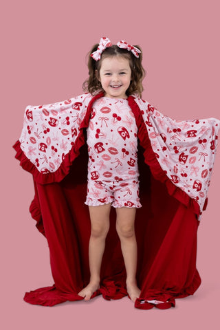 SEALED WITH LOVE DREAM RUFFLE BLANKET