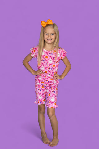 BERRY SWEET BOO DREAM RUFFLE SHORT SET