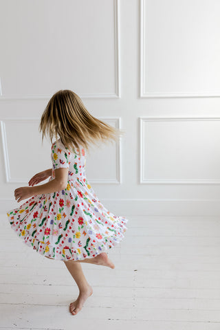 LOVEBUG BLOOMS DREAM RUFFLE DRESS