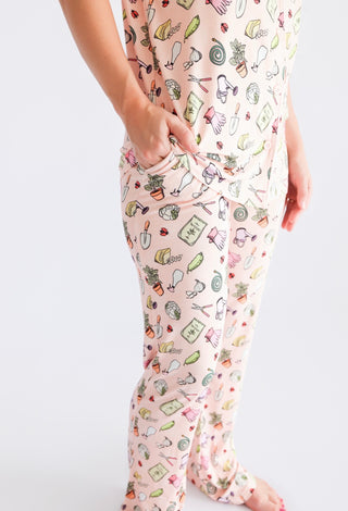 IN THE GARDEN WOMEN'S DREAM SHORT TOP FLARE SET