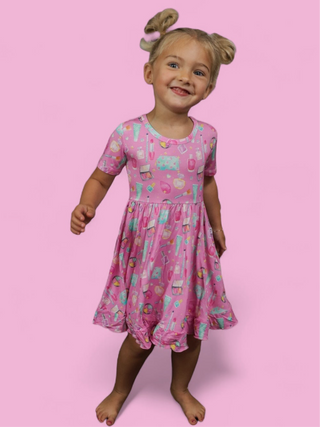 GLAMOUR MAGIC DREAM RUFFLE DRESS