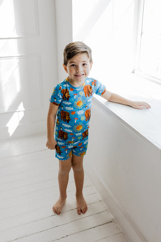 BEAR-Y BLUE SKIES DREAM SHORT SET