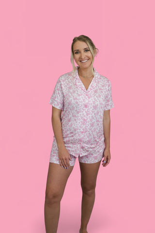 ROSEWOOD TOILE WOMEN’S DREAM SHORT SET