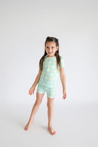 CITRUS GINGHAM DREAM SHORT SET