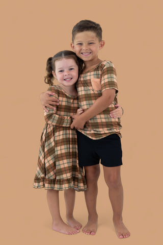 HARVEST TARTAN DREAM POCKET TEE