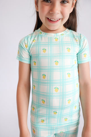 CITRUS GINGHAM DREAM SHORT SET