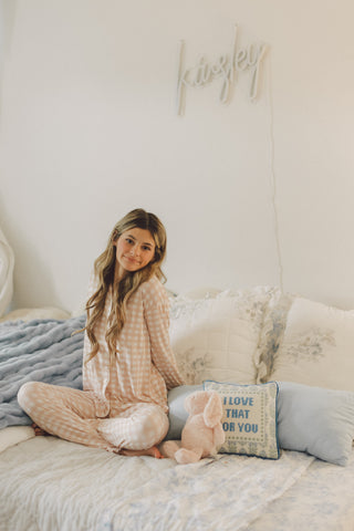 CHARLIE'S CHECKS DREAM GIRL'S FLARE SET