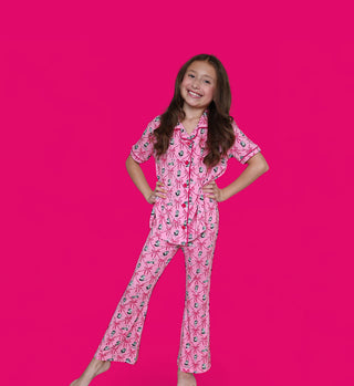 ELOISE ROYAL RIBBONS DREAM GIRL'S FLARE SET