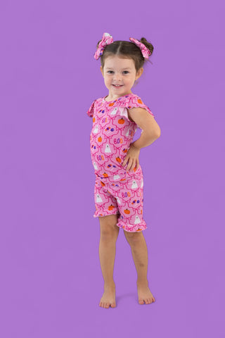 BERRY SWEET BOO DREAM RUFFLE SHORT SET