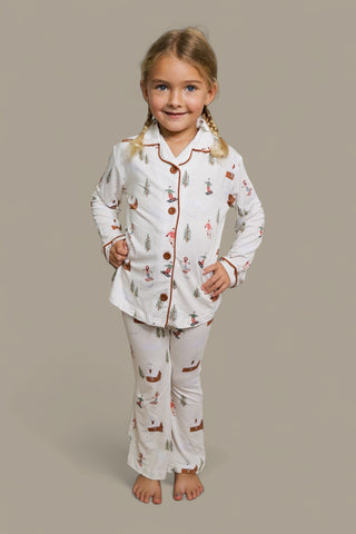 COZY CHALET DREAM GIRL'S FLARE SET