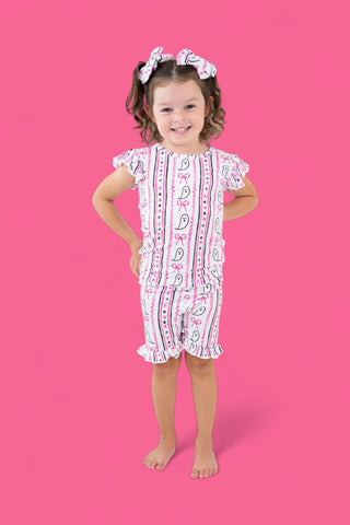 BOO AND BOWS DREAM RUFFLE SHORT SET