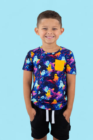 GLOWIN' GHOSTIES DREAM POCKET TEE