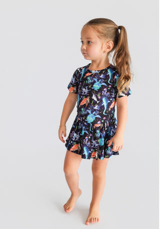 MIDNIGHT REEF DREAM BODYSUIT DRESS