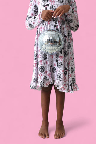 MIDNIGHT DISCO DARLING DREAM RUFFLE DRESS