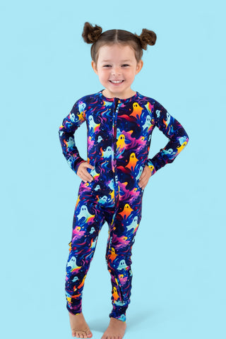 GLOWIN' GHOSTIES DREAM ROMPER