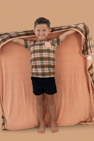 HARVEST TARTAN DREAM POCKET TEE