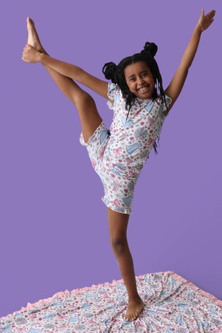 POM POWER DREAM RUFFLE SHORT SET