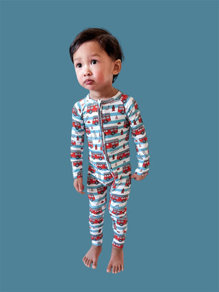 FIRETRUCK FRENZY DREAM ROMPER