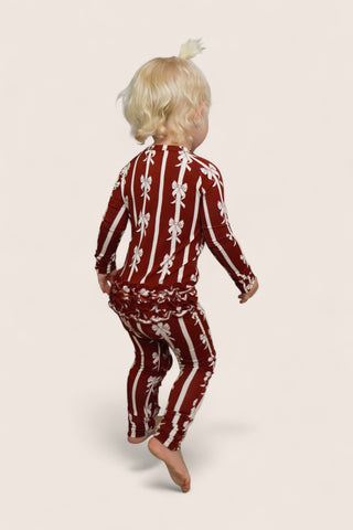 MISTLE-BOWS DREAM RUFFLE ROMPER