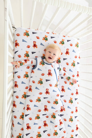 TOUCHDOWN TEDDY DREAM CRIB SHEET