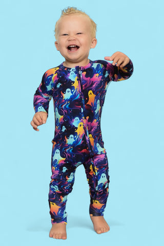 GLOWIN' GHOSTIES DREAM ROMPER