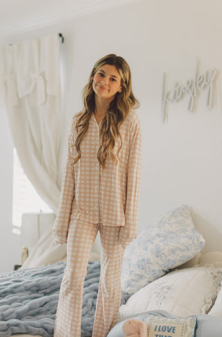 CHARLIE'S CHECKS DREAM GIRL'S FLARE SET