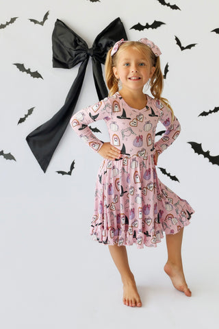 PRETTY LITTLE HAUNTS DREAM RUFFLE DRESS