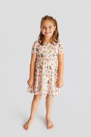 IN THE GARDEN DREAM RUFFLE DRESS