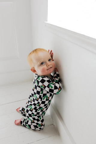 CATERPILLAR CHECK DREAM ROMPER