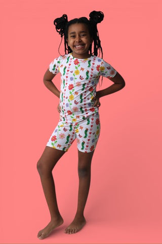 LOVEBUG BLOOMS DREAM SHORT SET