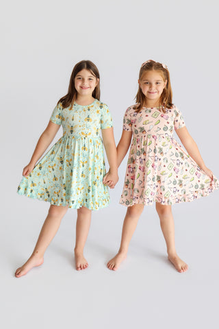 BUZZ & BLOOM DREAM RUFFLE DRESS