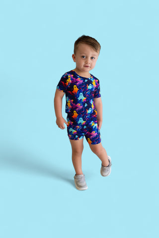 GLOWIN' GHOSTIES DREAM SHORT SET