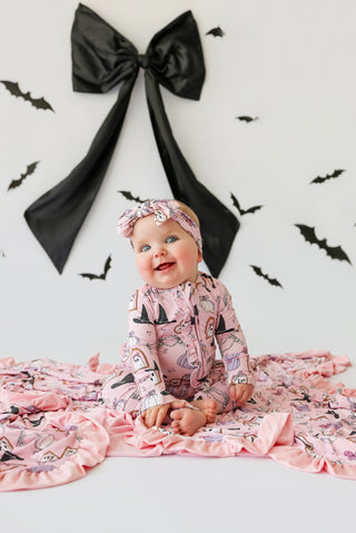 PRETTY LITTLE HAUNTS DREAM RUFFLE ROMPER