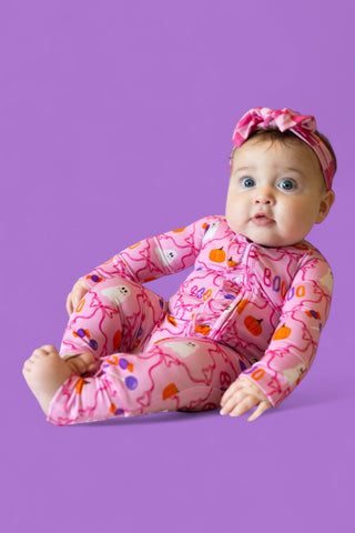 BERRY SWEET BOO DREAM RUFFLE ROMPER
