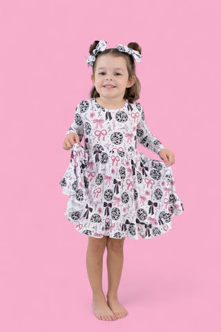 MIDNIGHT DISCO DARLING DREAM RUFFLE DRESS