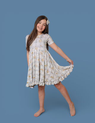 MEADOW HOP DREAM RUFFLE DRESS