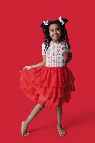 BERRY BEAR BLISS DREAM TUTU DRESS