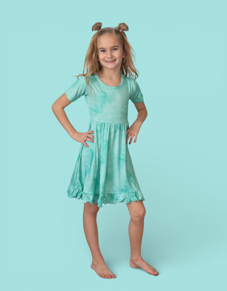 JADE MIST DREAM RUFFLE DRESS