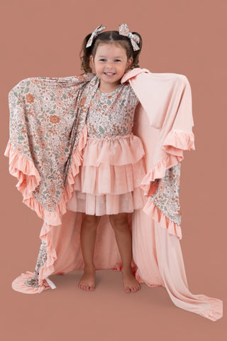 AUTUMN BLOSSOM LONG SLEEVE DREAM TUTU DRESS