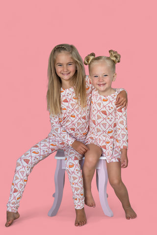 SLICE OF FALL LONG SLEEVE DREAM BODYSUIT DRESS