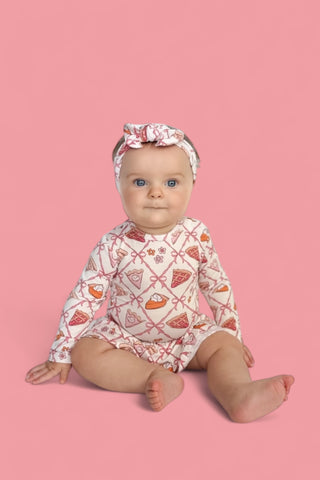 SLICE OF FALL LONG SLEEVE DREAM BODYSUIT DRESS