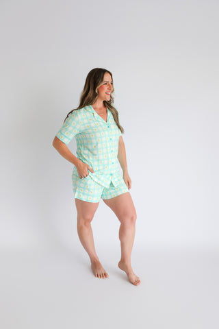 CITRUS GINGHAM WOMEN’S DREAM SHORT SET