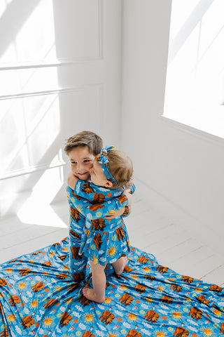 BEAR-Y BLUE SKIES DREAM BODYSUIT DRESS